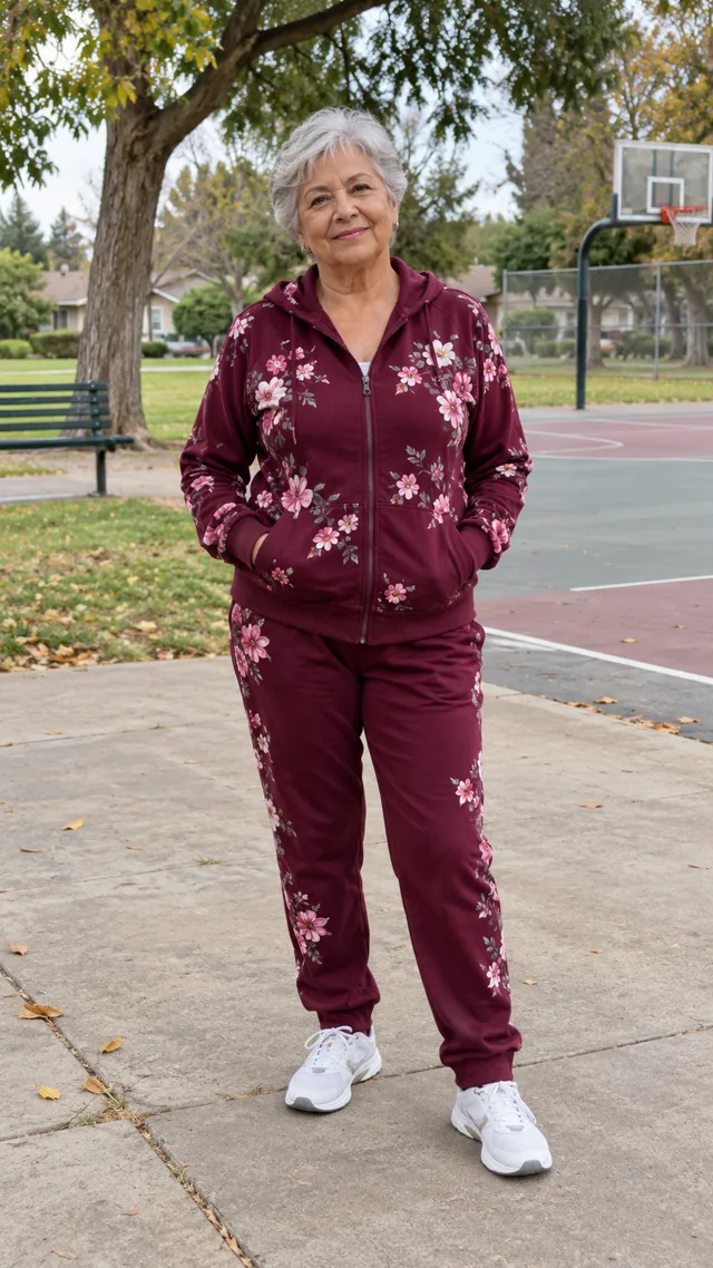 AI-generated fictional grandmother used as the dunker input